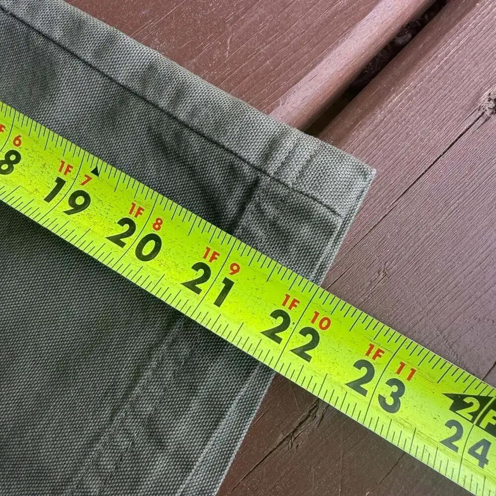 Patagonia Organic Cotton Green Canvas Utility Cargo Shorts Men's Size 32